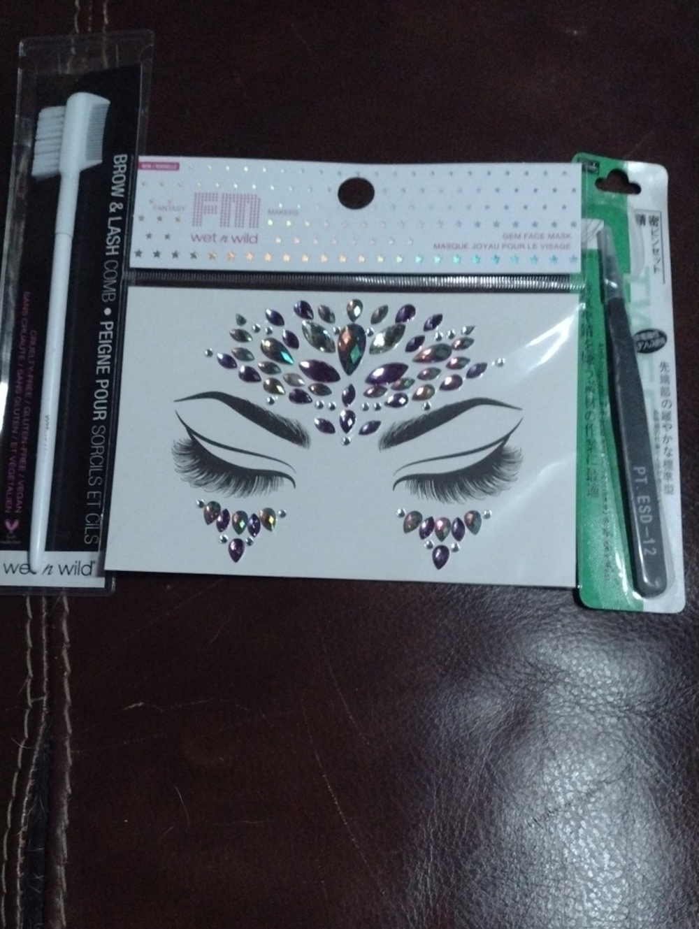 wet n wild Purple Iridescent Face Gem Sticker Set